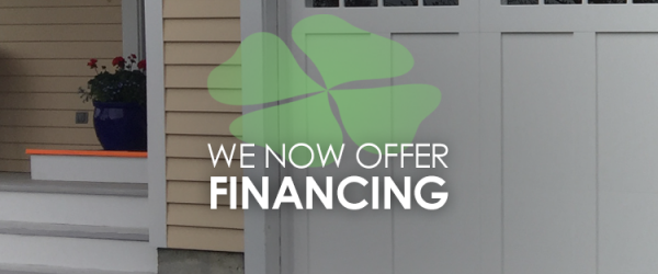 We now offer financing - Financing Available at Fagan Door!